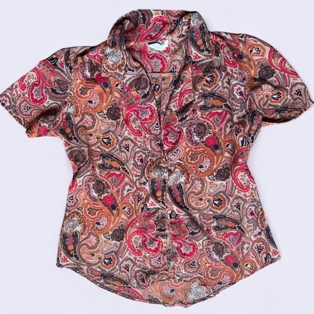 Vintage Worthington sheer blouse